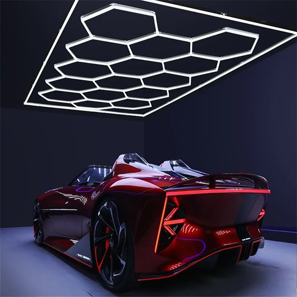 light hexagons