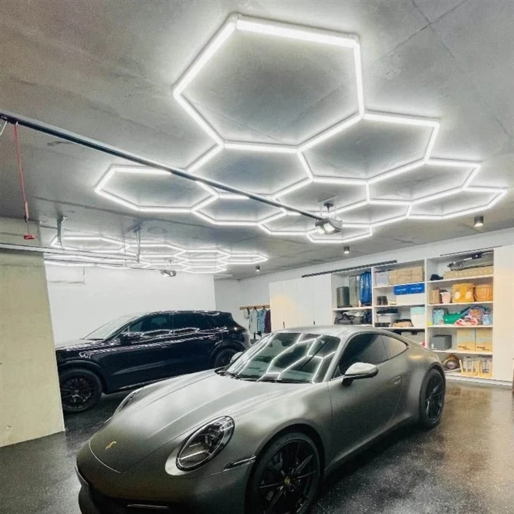 Hexagon Garage Led Lights