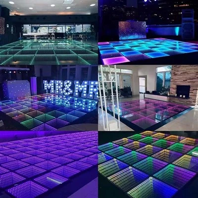 LED Infinity 3D disko põrand